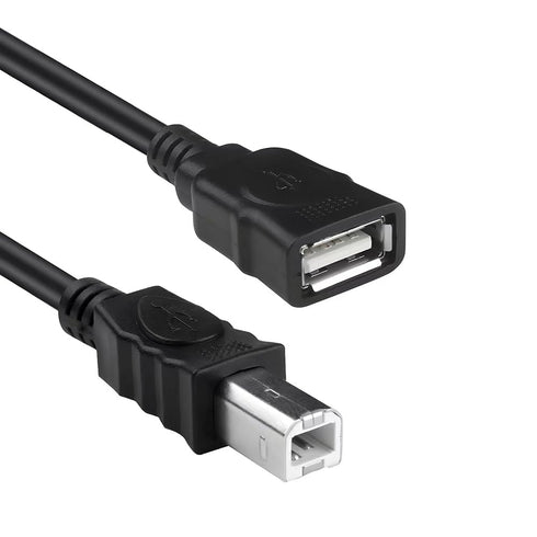 Herfair USB A to USB B Adapter Cable 2.0 Converter Cord for Printer/Scanner/Fax Machine