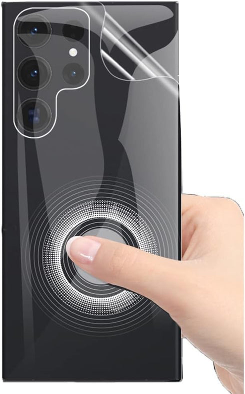 2Pcs Back Film Screen Protector for Samsung Galaxy S24 Ultra, Hydrogel Film, Not Glass
