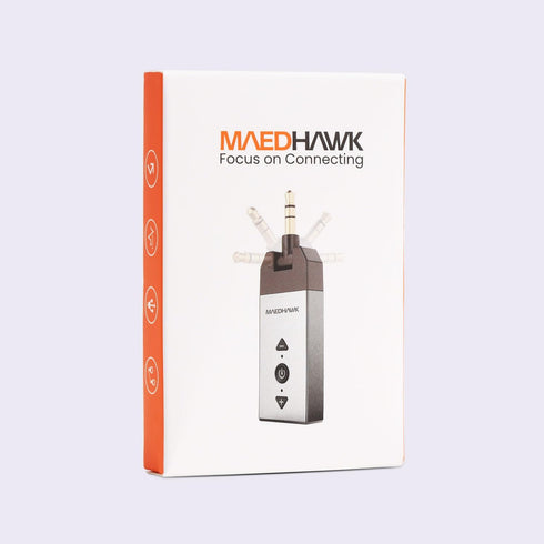 MaedHawk Bluetooth Aux Adapter for Car, 3.5mm Wireless Bluetooth Audio Receiver for Home Stereo Speaker, Handsfree Calls