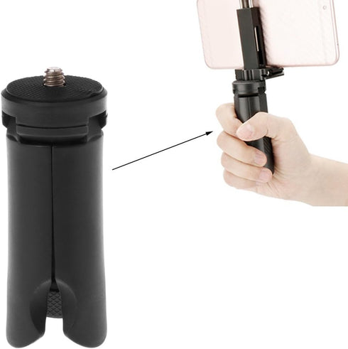 Whoasyst 1/4'' Universal Mini Tripod Stand for Smartphone Action Camera Holder Monopod