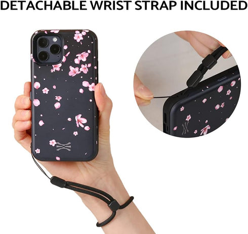 TORU CX PRO for iPhone 12 Pro/iPhone 12 Case - Protective Shockproof Wallet Cover with Hidden Card Holder & Strap