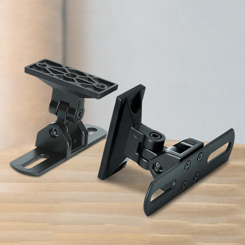 Uonlytech Speaker Stand Wall Mount Brackets for Speakers, Zinc Alloy Universal Speaker Shelf with 360° Rotation