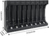 SPMST 1.2V 5V 2A 8-Slot AA AAA Battery Charger, Suitable for Ni MH Batteries, Type-C Fast LED Light as Charging