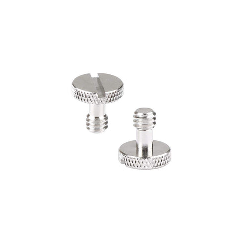 CAMVATE 1/4"-20 Slotted Screw for Camera Quick Release Plate, 2 Pieces