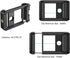 Leshareselect 10X 17mm Macro Lens Kit Phone Camera Lens + CPL Filter Thread Phone Clip Clamp Mount Holder with Cold
