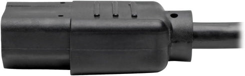 Tripp Lite Standard Computer Power Cord 10A, 18AWG, 4-ft. (NEMA 5-15P to IEC-320-C13) Black