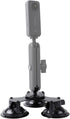 Triple Suction Cup Car Base Mount with 25mm/1" Ball for Ball Phone Mount, Compatible with RAM Mounts