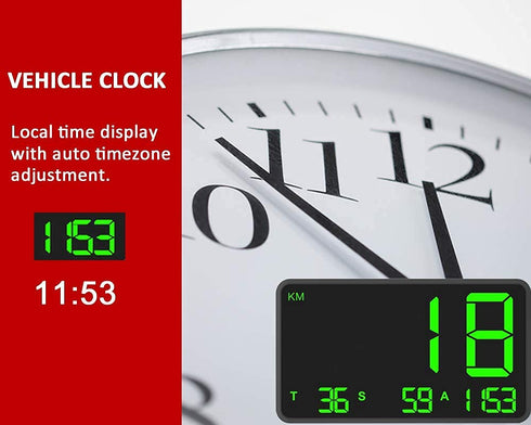 C60/C60S/C80/C90 (C80-1) KingNeed Original Universal GPS Head Up Display Speedometer Odometer Car Digital Speed Display