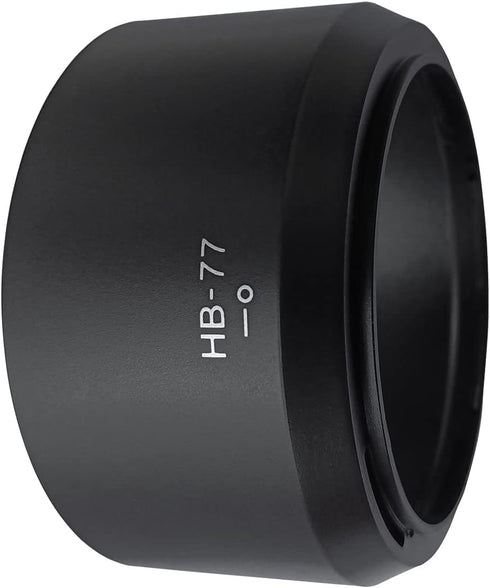 HB-77 Lens Hood Shade for Nikon AF-P DX NIKKOR 70-300mm f/4.5-6.3G ED VR, Black HUIPUXIANG 58mm Lens Hood