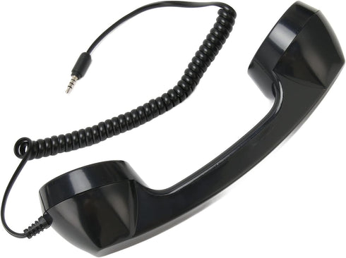 Retro Phone Handset, Vintage 3.5Mm Cell Phone Receiver, Radiation Proof Handheld Microphone for Mobile Phones &