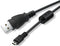 USB-A to Mini 8Pin USB 2.0 Fast Charging Cable, 3 Feet with Silver-Plated Plugs and Anti-Jamming Ferrite Ring