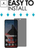VIESUP 2-Pack Privacy Screen Protector for Motorola ThinkPhone, Tempered Glass, Bubble Free, Easy to Install, Scratch