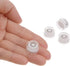 HARFINGTON 4pcs Round Bubble Level 15x6mm Mini Circular Bullseye Spirit Levels for Leveling Camera Tripod Telescope