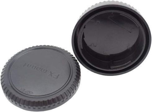 Fuji X Front Body Cap & Rear Lens Cap Cover for Fujifilm X-T5 X-T4 X-T3 X-T1 X-T2, More Fujinon X Mount Accessories