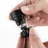 2 Pack 1/4 Screw to 17mm Ball Mount Base, Stand Interface Socket Joint for Tripod, DV Camera, Phone Holder