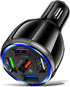 Car Charger Adapter, 5 Port QC3.0 Fast Charging Car Cigarette Lighter USB Charger, Compatible with iPhone, Android,
