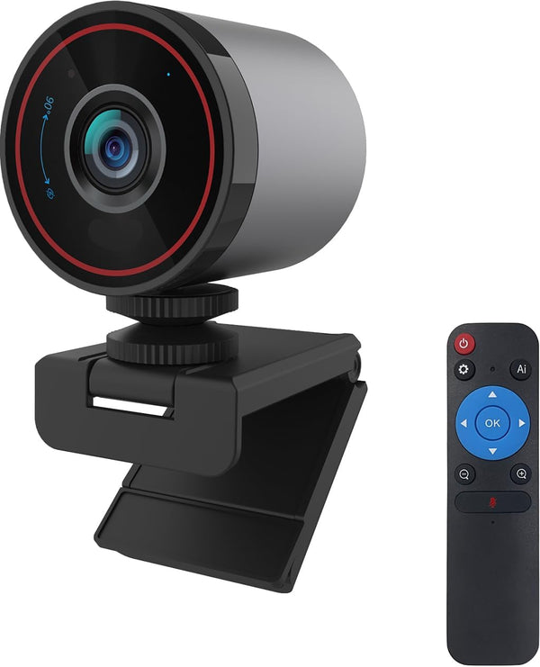 CIRICO UltraCam L52 4K Webcam, 1080P 60FPS, 90 FOV, AI Framing, Remote Control,
