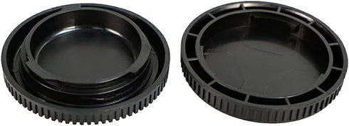 Rear Lens Cap & Body Cap Set for Panasonic GX9/GX85 Camera, Olympus EM10II/EM5II Micro 4/3 DSLR Camera Kit