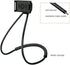 Universal Mobile Phone Stand, Lazy Cell Phone Holder & Neck Tablet Mount Holder, Flexible Bracket (Black)