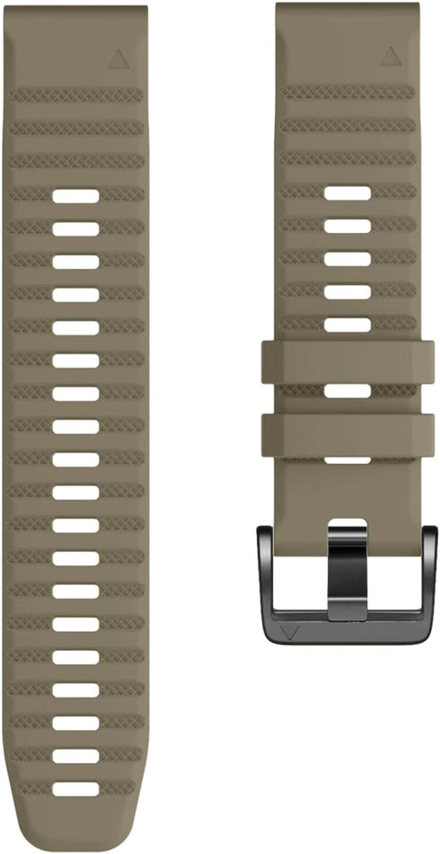 ANCOOL Compatible with Fenix 6 Bands, 22MM Easy-fit Soft Silicone Replacement for Fenix 7/6 Pro/5 Series