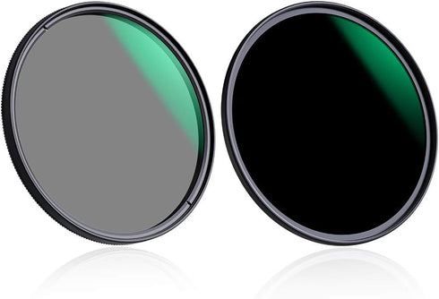 K&F Concept 40.5mm ND1000 CPL Lens Filter Kit (2 Pcs), Neutral Density ND1000 + Circular Polarizer Filter with 24
