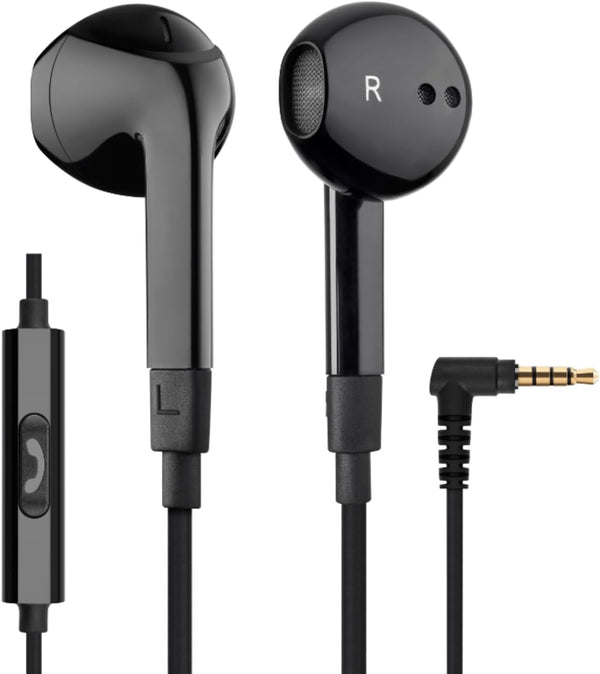 LUDOS FEROX Wired Earbuds, In-Ear Headphones with Microphone, Noise Isolation, Corded for 3.5mm Jack, Ear Buds for