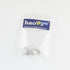Haoge 1/4"-20 D-Ring Stainless Steel Mounting Fixing Screw for Quick Release Plate, Camera Tripod Monopod (Pack of 2)