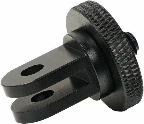 Mini Tripod Mount Adapter, Aluminum Alloy CNC 1/4 Screw Head for GoPro Hero 8 7 6 5, DJI, Sony, EKEN Camera Accessories