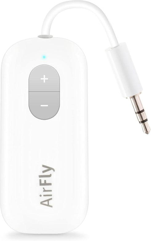Twelve South AirFly SE Bluetooth Wireless Audio Transmitter Receiver for AirPods, Use with Any 3.5 mm Audio Jack