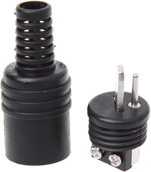 10PCS Male HiFi Speaker Tools Power Signal Black Adapter Accessories, DIN Plug Screw Terminals
