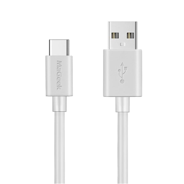 10 ft USB C Cable - Premium Type C Charger for Samsung Galaxy S20, S10, Note 8, LG V20 & more (White)