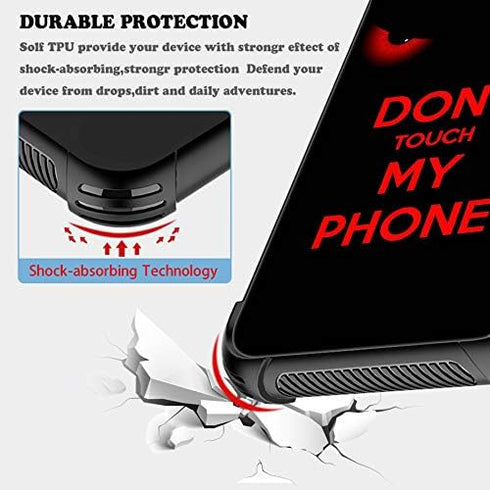 ZHEGAILIAN Case Compatible with iPhone 13, Don't Touch Case for iPhone 13 for Boys Men, Pattern Design Anti-Scratch