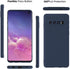 X-level Dynamic Series Ultra-Thin Soft Silicone Case for Samsung Galaxy S10 Blue