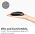 Macally Wireless Bluetooth Mouse for Mac, MacBook Pro/Air, iPad, and PC - Comfortable Quiet Click Mouse - Space Gray
