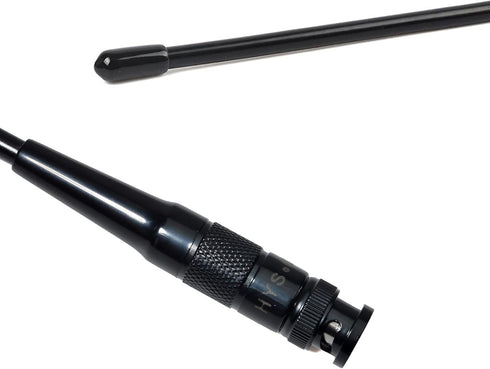 HYS 15.3inchs 462-467Mhz 460-470Mhz IC-V9 HT440 CP500 UHF BNC Base HT Antenna for GMRS Walkie Talkie/Repeater, UHF Two
