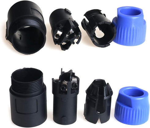 NANYI NL4FC Speakon Cable, 4 Pole Speaker Plug Compatible with Neutrik NL4FC, NL4FX, NLT4X - 4 Pack