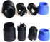 NANYI NL4FC Speakon Cable, 4 Pole Speaker Plug Compatible with Neutrik NL4FC, NL4FX, NLT4X - 4 Pack