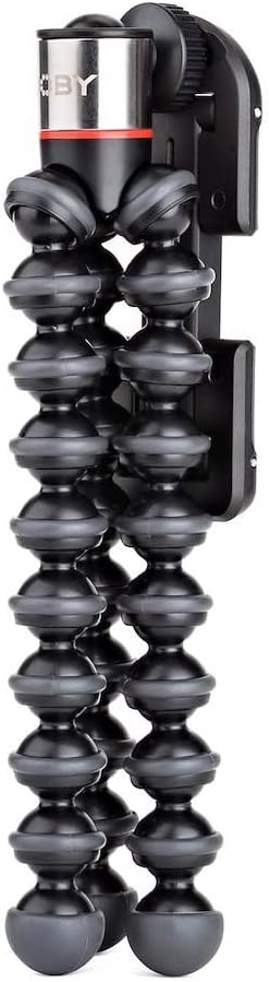 JOBY GripTight ONE GP, Universal Phone Holder, Magnetic GorillaPod Flexible Small Tripod for Smartphone, Foldable and Portable , Watch FIFA World Cup Football, Black