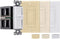 Monoprice 300-Watt Slider Volume Control with Impedance Matching and Standard 1-Gang Wall Plate Setup