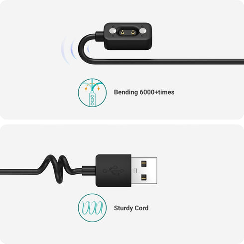 TUSITA Charger Cable Compatible with Form Smart Swim Goggles - 1M