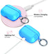 Velvet Caviar AirPods Pro Case, Compatible with 1st and 2nd Generation, Cute Hard Cover for Women (Neon Blue)