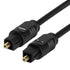 Optical Audio Cable 3ft - Cmple, Slim Fiber Optic, Ultra-Thin Gold Plated Toslink Cable for Soundbar, TV