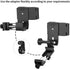 Anti-Slide Backpack Strap Clip Mount for Phone 360 Degree Rotary Backpack Clamp Mount for Video Recording