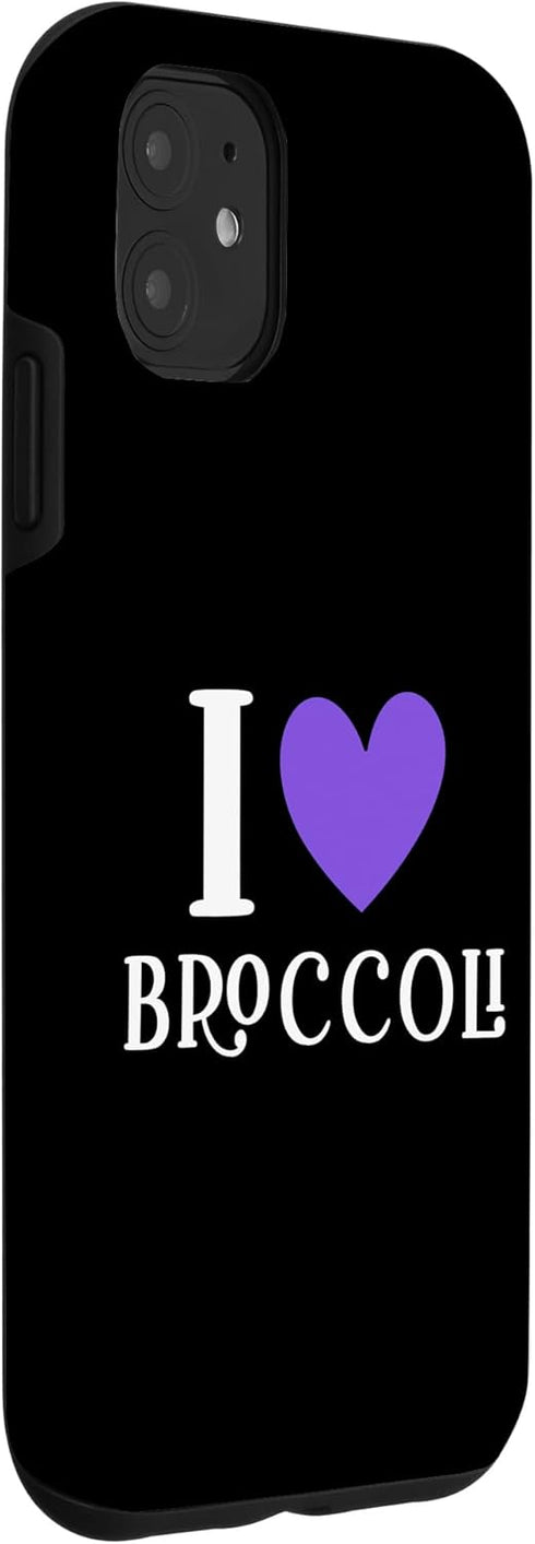 I Love Broccoli Apparel 11 I Love Broccoli Case for iPhone