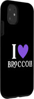 I Love Broccoli Apparel 11 I Love Broccoli Case for iPhone