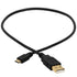 Cmple - Micro USB Cable, 1.5ft Male to Male, Charging & Data Sync for Android, Black