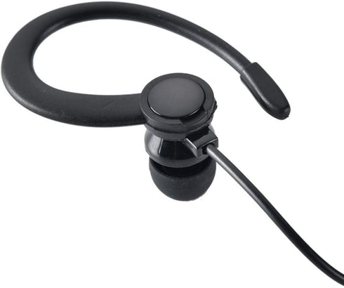 Single Side Earphone in-Ear Stereo to Mono Earbuds,3.5mm Plug Ear Hook Earpiece,Compatible Android Smartphones MP3 Players
