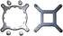 Intel Socket Mounting Bracket Kit - For Corsair Hydro Water Series H80I VW, H100I V2, H115I INTELB