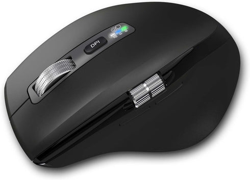 INFINMIND Wireless Bluetooth Side Scroll Mouse with Multi-Device, Ergonomic Computer Mice with Smart