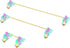 Stabilizer V2, Screw in Stabilizers with 2u 6.25u 7u Wires for Mechanical Keyboards (V2 Teal Pink 100% Kit)